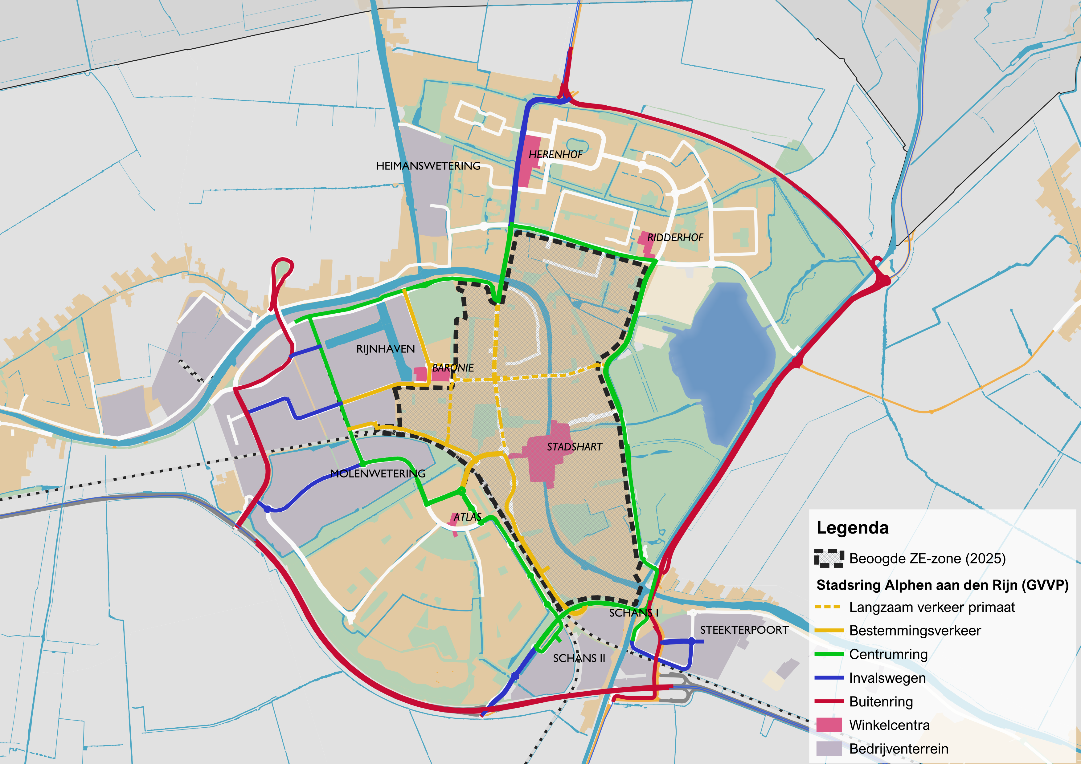 ZE-zone kaart 2025