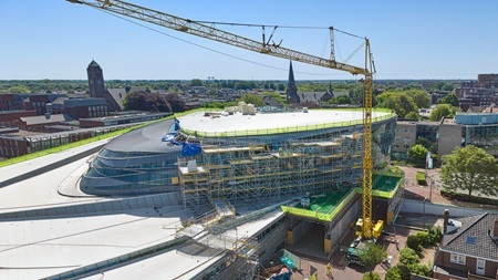 luchtfoto_werkzaamheden_gemeentehuis