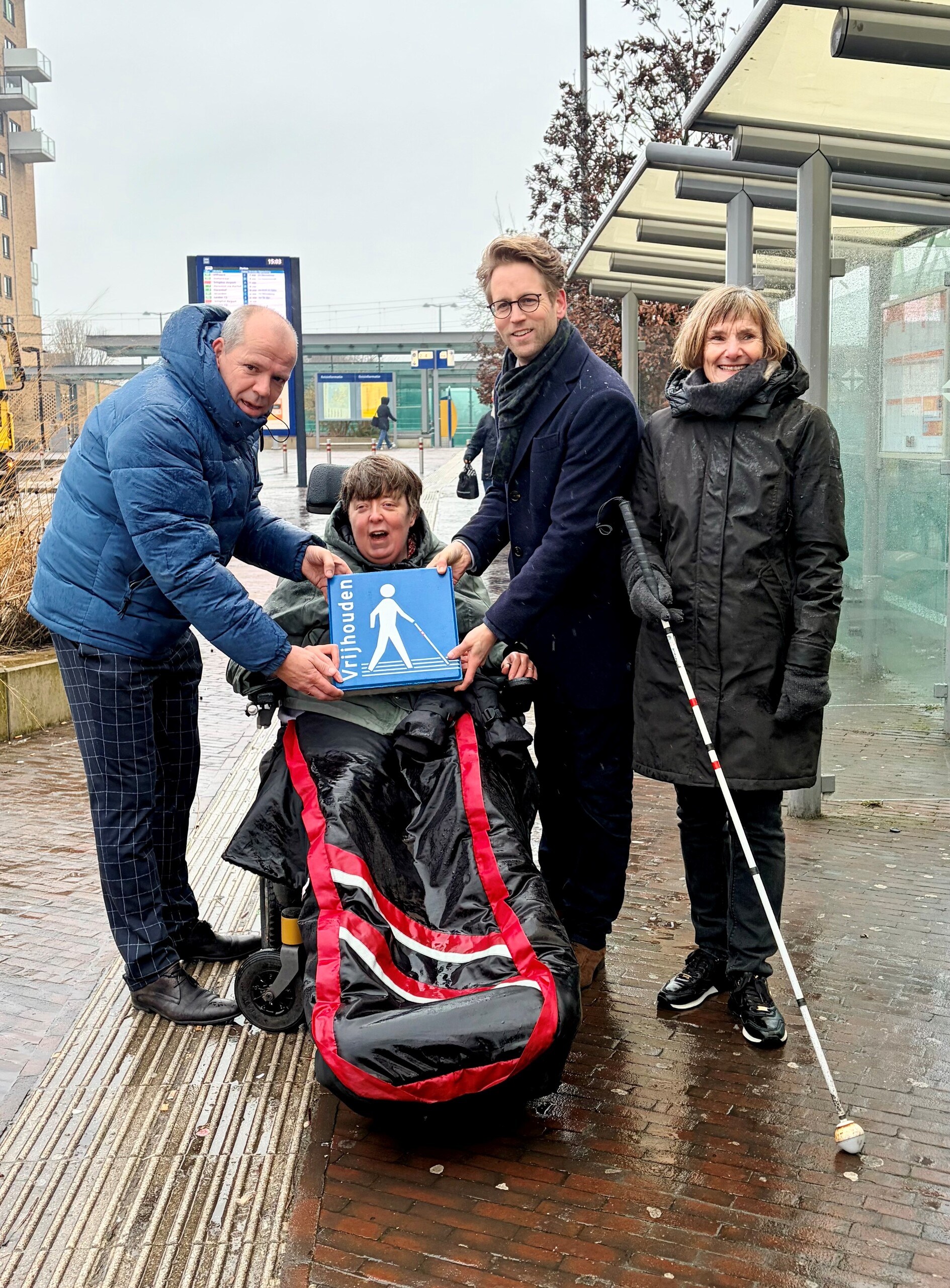 Houd de lijnen vrij tegel