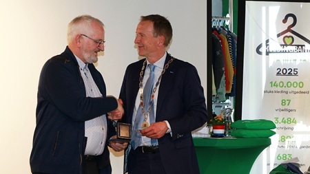 Uitreiking gemeentelijke erepenning